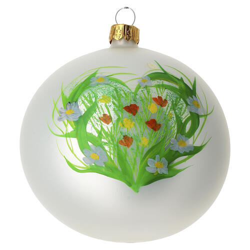 Bola esférica conejito pascual vidrio soplado 100 mm 4
