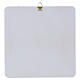 Quadretto legno Sacra Famiglia neomoderna 20x20 cm con scatola s4