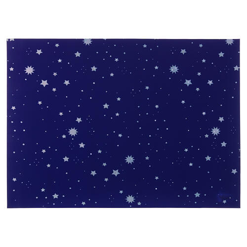 Sfondo presepe luminoso 65x90 cm cielo stellato 1