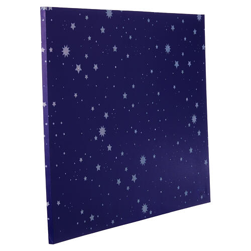 Sfondo presepe luminoso 65x90 cm cielo stellato 2