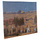 Sfondo presepe luminoso 65x90 cm paesaggio desertico  s2