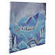 Sfondo presepe luminoso 65x90 cm paesaggio innevato s2