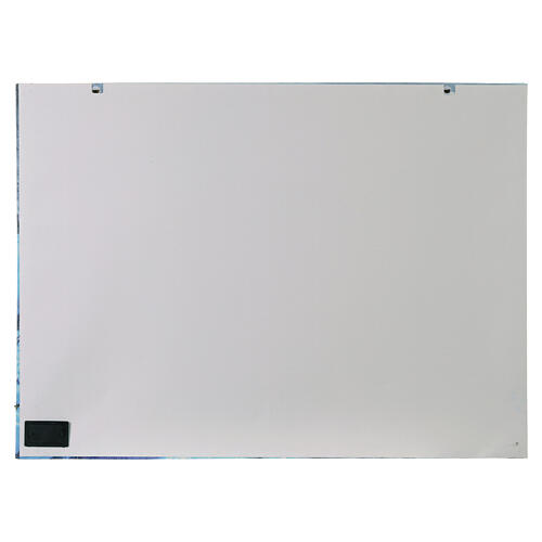 Pintura iluminada para presépio 65x90 cm paisagem nevada 3