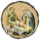 Weihnachtsbaum-Anhänger Heilige Familie – Set 3 Stück, MDF, 9 cm s3