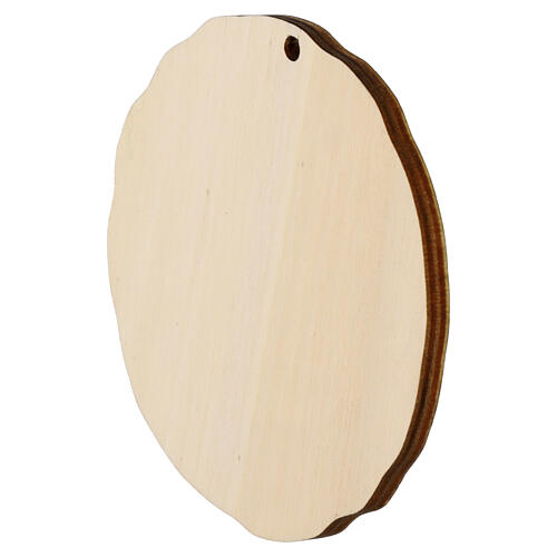 Decorazioni SET 3 PZ. per albero in mdf Sacra famiglia 9 cm  5