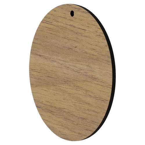 Zestaw 3 ozdób bożonarodzeniowych z MDF - Święta Rodzina, 9 cm 5