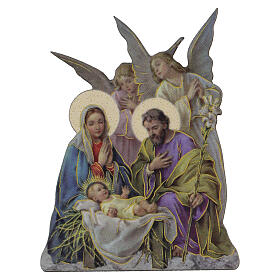 Shaped magnet, Holy Family, MDF