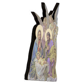 Magnete sagomato Sacra Famiglia mdf