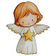 Shaped magnet: little angel with star, MDF s1