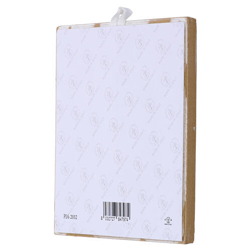 Keramikfliese mit Heiliger Familie im Aquarellstil – 10×10 cm, mit Geschenkbox 4