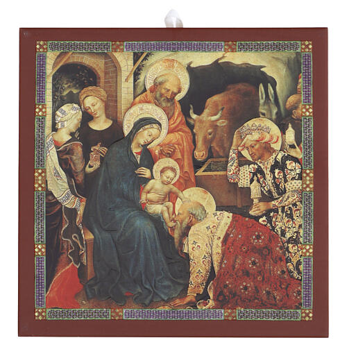 Ceramic tile, Adoration of the Magi, 8x8 in 1