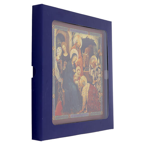 Tuile céramique Adoration des Mages 20x20 cm 3