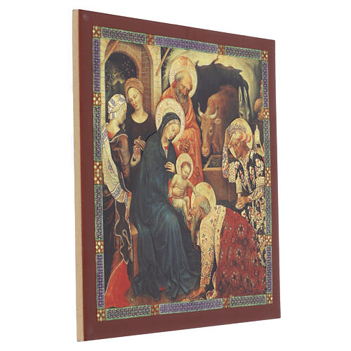 Adoration of the Magi Ceramic Tile, 20x20 cm 2