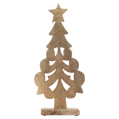 Weihnachtsbaum aus Mangoholz mit Lackdekor – 45 cm, Bagutta Tendence 4