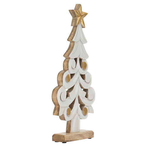 Árbol navideño de madera de mango y esmalte 45cm Bagutta Tendence 3