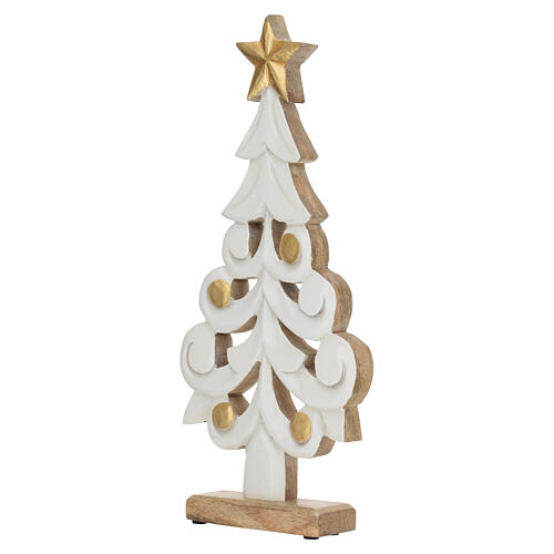 Sapin de Noël en bois de manguier et émail 45 cm Bagutta Tendence 2