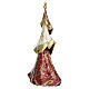 Enamelled metal and capiz mother-of-pearl Christmas tree by Bagutta Tendence, 18 in s2