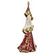 Enamelled metal and capiz mother-of-pearl Christmas tree by Bagutta Tendence, 18 in s3
