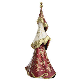 Sapin de Noël en métal émaillé et nacre capiz 45cm Bagutta Tendence