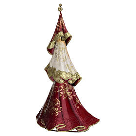 Dekorativer Weihnachtsbaum aus Metall mit Draperie-Design – 61 cm, Bagutta Tendence