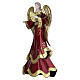 Christmas angel with draped metal gown, 22 in, Bagutta Tendence s3