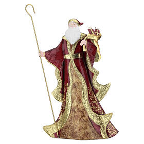 Santa Claus Statue in Regal Attire 45cm Bagutta Tendence