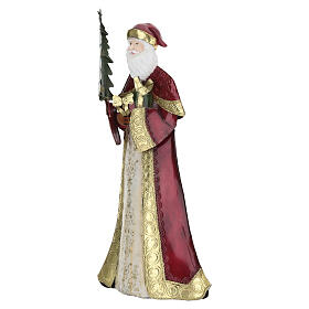 Santa Claus decoration with Christmas tree, 24 in, Bagutta Tendence