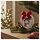 Thilia Christmas heart decoration with snowman, 11x12 cm s2