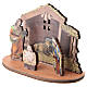 Wooden Nativity with stable and star of Bethlehem, 2 in s2