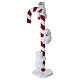 Christmas candy cane with polar bears, 95 in s1