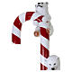 Christmas candy cane with polar bears, 240 cm s5