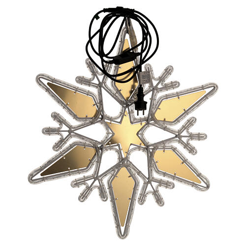 Estrella de Navidad colgable 2D luz led 70x60 cm 4