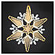 Estrella de Navidad colgable 2D luz led 70x60 cm s1