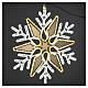 Figura luminosa estrella de navidad luz LED 80x70 cm s1