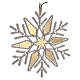 Figura luminosa estrella de navidad luz LED 80x70 cm s3