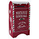 Cassetta lettere per Babbo Natale natalizio 80x45x30 cm s4