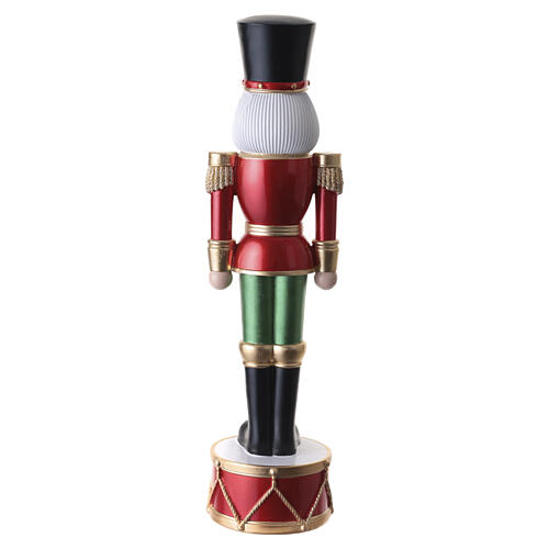 Christmas nutcracker with LED lights, 20x6 in 6