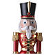 Christmas nutcracker with LED lights, 20x6 in s3