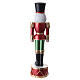 Cascanueces navideño 50x15 cm luces LED s6