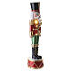 Christmas Nutcracker with LED lights, 50x15 cm s5