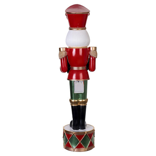 Nutcracker with illuminated wreath, 35x8 in 9