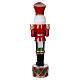 Nutcracker with illuminated wreath, 35x8 in s9