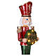 Casse-noisette avec couronne lumineuse de Noël 90x20 cm s8