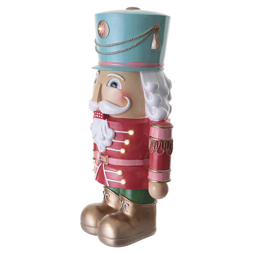 Illuminated Pastel Christmas Nutcracker, 45x25x15 cm 3