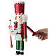 Wooden Christmas Nutcracker with Candy Scepter, 40x10 cm s3