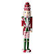 Christmas nutcracker with lollipop, 24x4 in s1