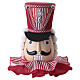 Nutcracker Christmas tree topper, 30x30x15 cm s1