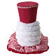 Nutcracker Christmas tree topper, 30x30x15 cm s5