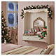 Boule en verre casse-noisettes de Noël petit train rose 15x20x10 cm s2