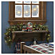 Christmas train snow globe with Nutcracker and reindeer, 15x20x10 cm s2